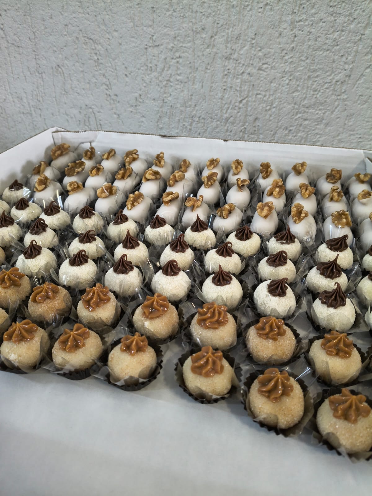 Docinhos especiais: leite ninho, doce de leite e nozes