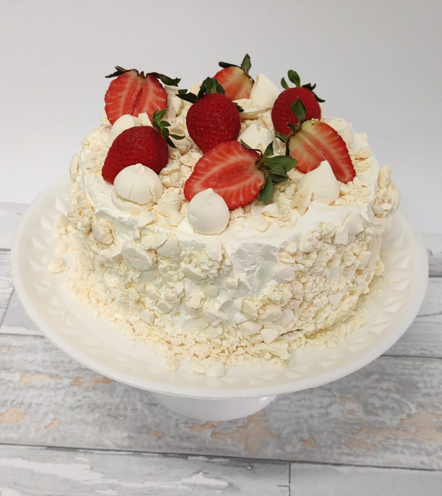 Torta Merengue de Morango